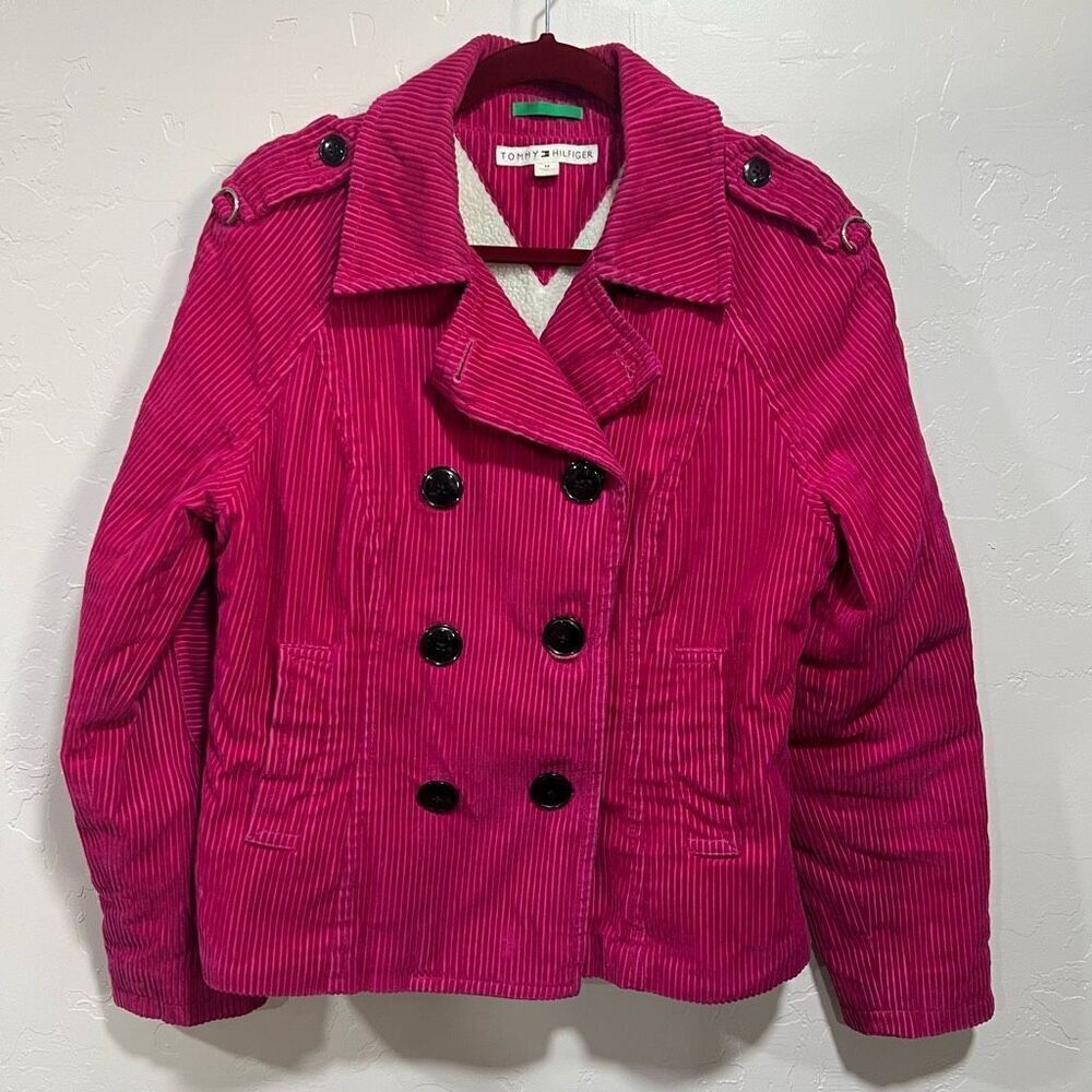 Vintage TOMMY HILFIGER Pink Corduroy Jacket